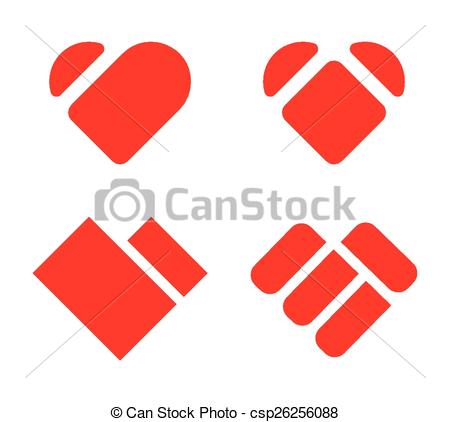 450x422 Simple Heart Illustration