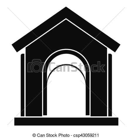 450x470 Toy House Icon, Simple Style. Toy House Icon. Simple Illustration