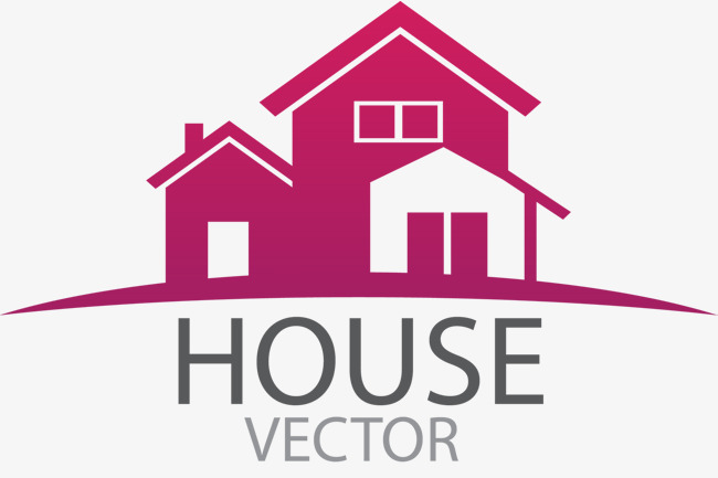 650x433 European Simple Furniture Home Logo Vector, Red, Lovely, Modern