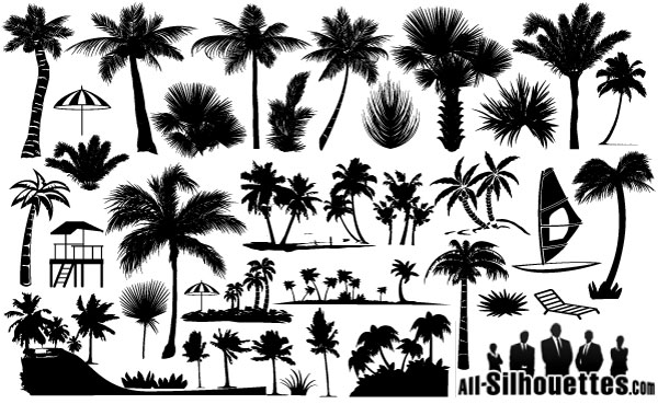600x369 Free Graphics Lush Vector Trees And Summer Leaves