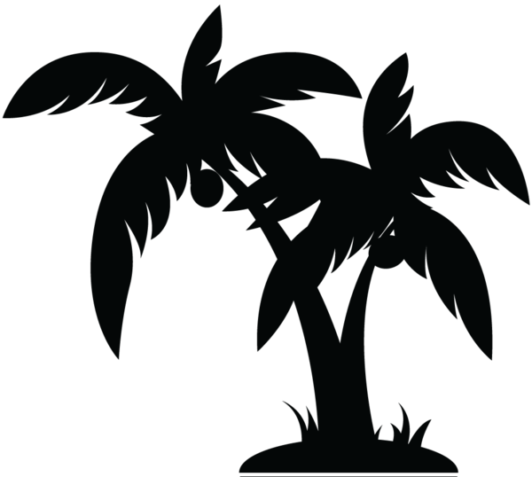 600x538 Palm Trees Vector Png