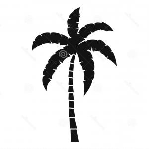 300x300 Stock Illustration Palm Tree Icon Simple Style Illustration Vector