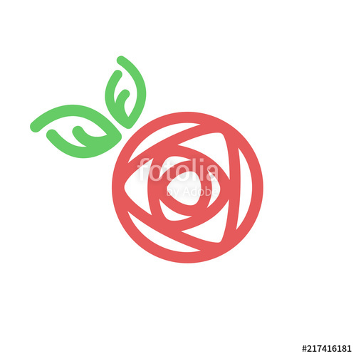 500x500 Simple Rose Icon Stock Image And Royalty Free Vector Files On
