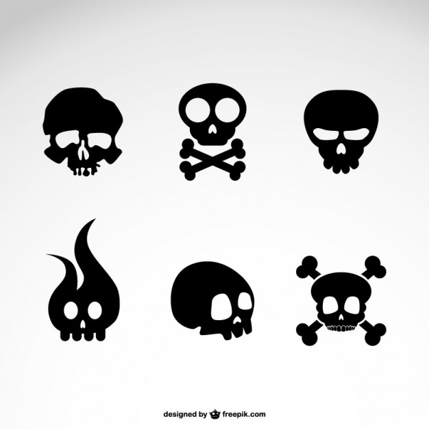 Simple Skull Vector