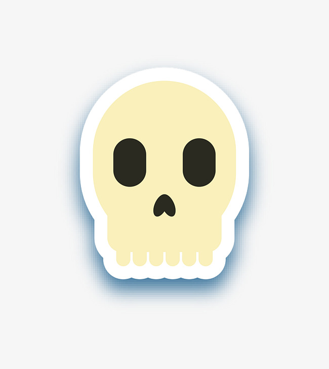 650x728 Simple Skull, Skull Vector, Cartoon Stickers, Simple Png And