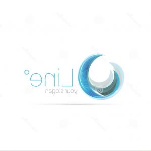 300x300 Simple Swirl Company Logo Design Stock Vector Image Of Icon