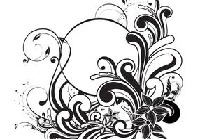 286x200 Swirls Free Vector Art