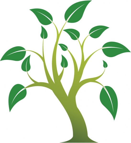 547x600 Simple Tree Free Vector In Adobe Illustrator Ai ( .ai