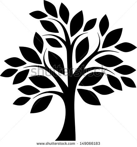 439x470 Decorative Simple Tree