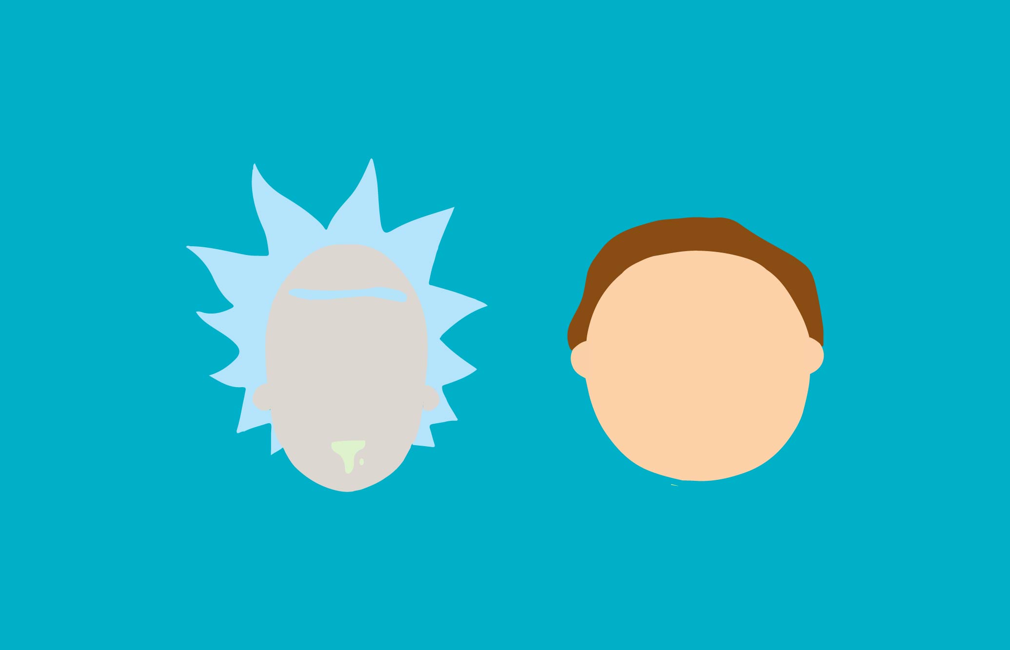 2071x1333 Simple Vector Art I Made Rickandmorty
