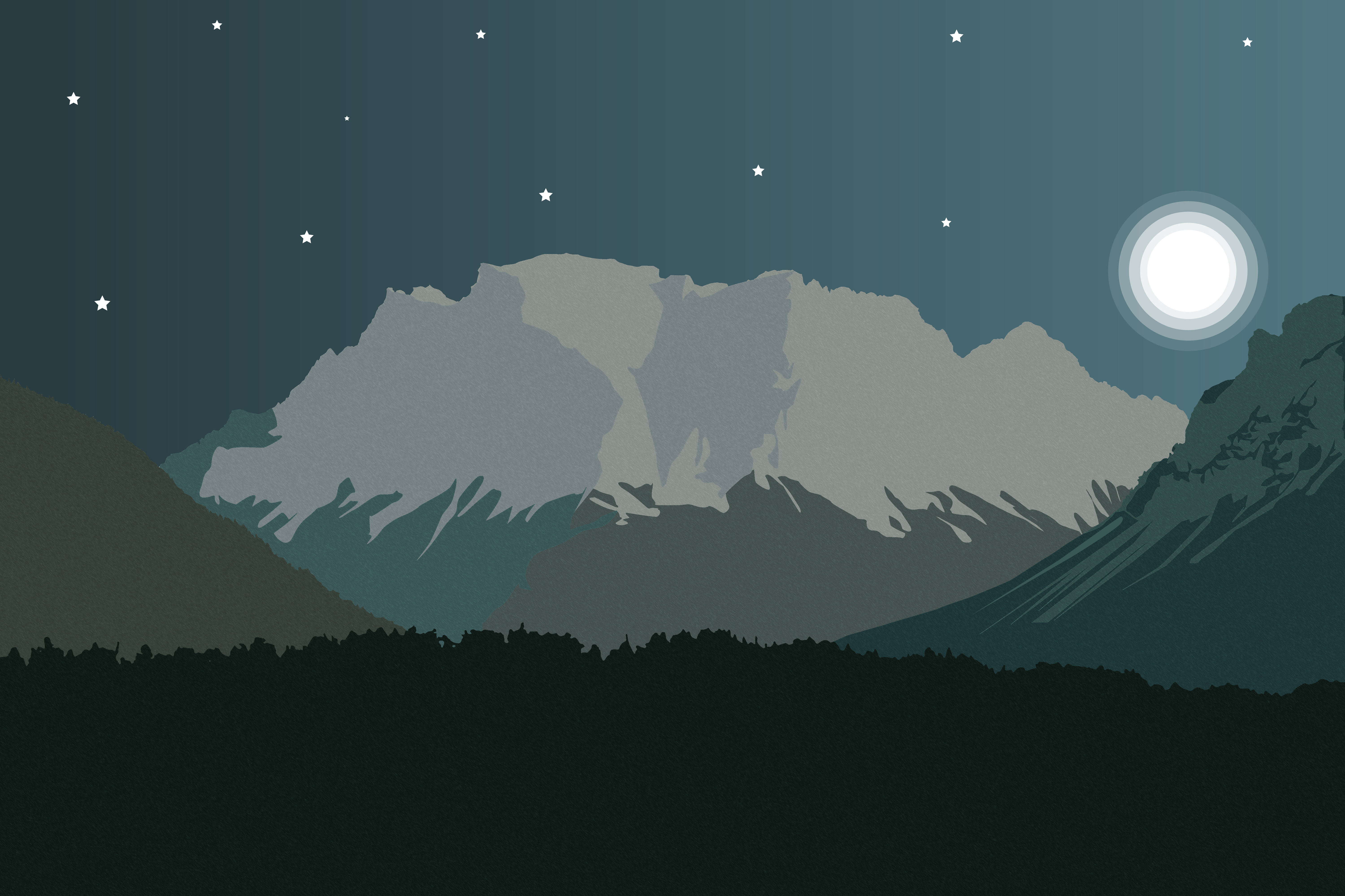 6000x4000 Wallpaper 6000x4000 Px, Adobe, Mountains, Nature, Simple, Vector