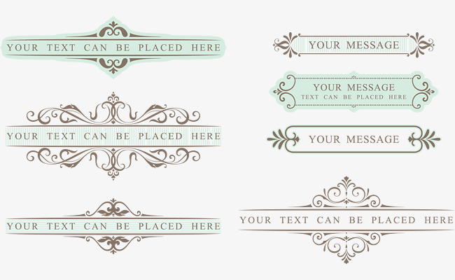 650x400 Hand Painted Colorful Scroll, Hand, Cane Vine, Simple Png And