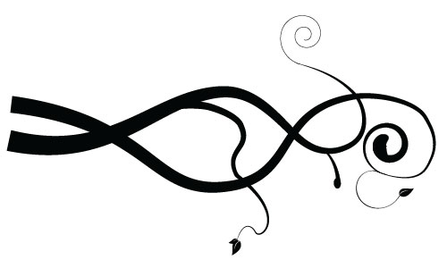 500x300 Vine Clipart Silhouette