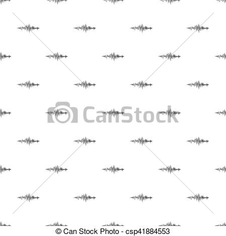 450x470 Sound Wave Pattern, Simple Style. Sound Wave Pattern. Simple