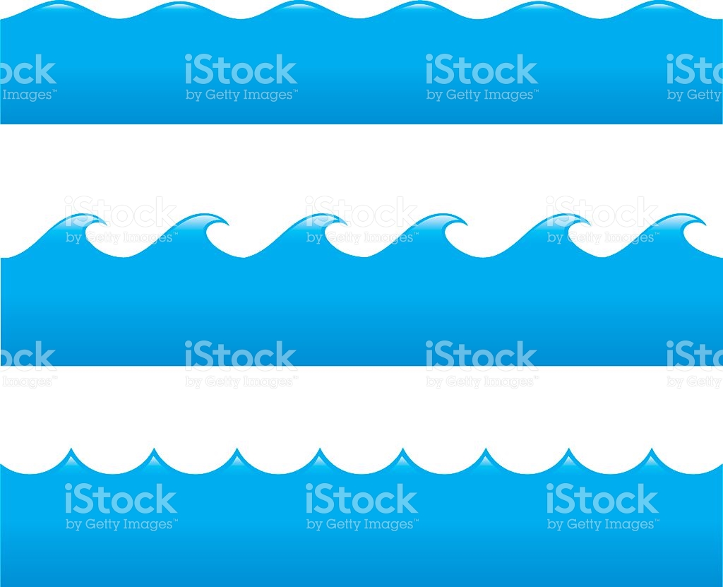 1024x831 Waves Clipart Traceable ~ Frames ~ Illustrations ~ Hd Images