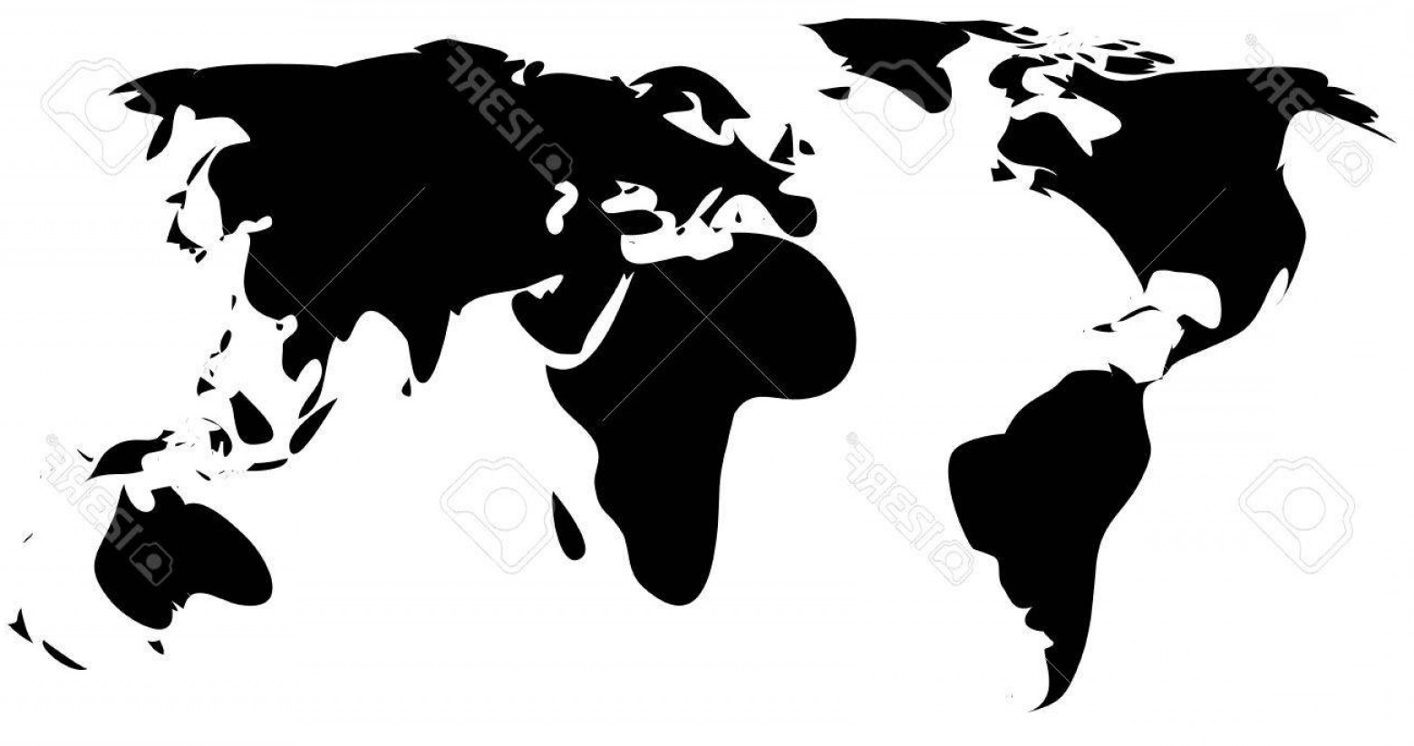 1560x823 Simple World Maps Vector Map Rongholland
