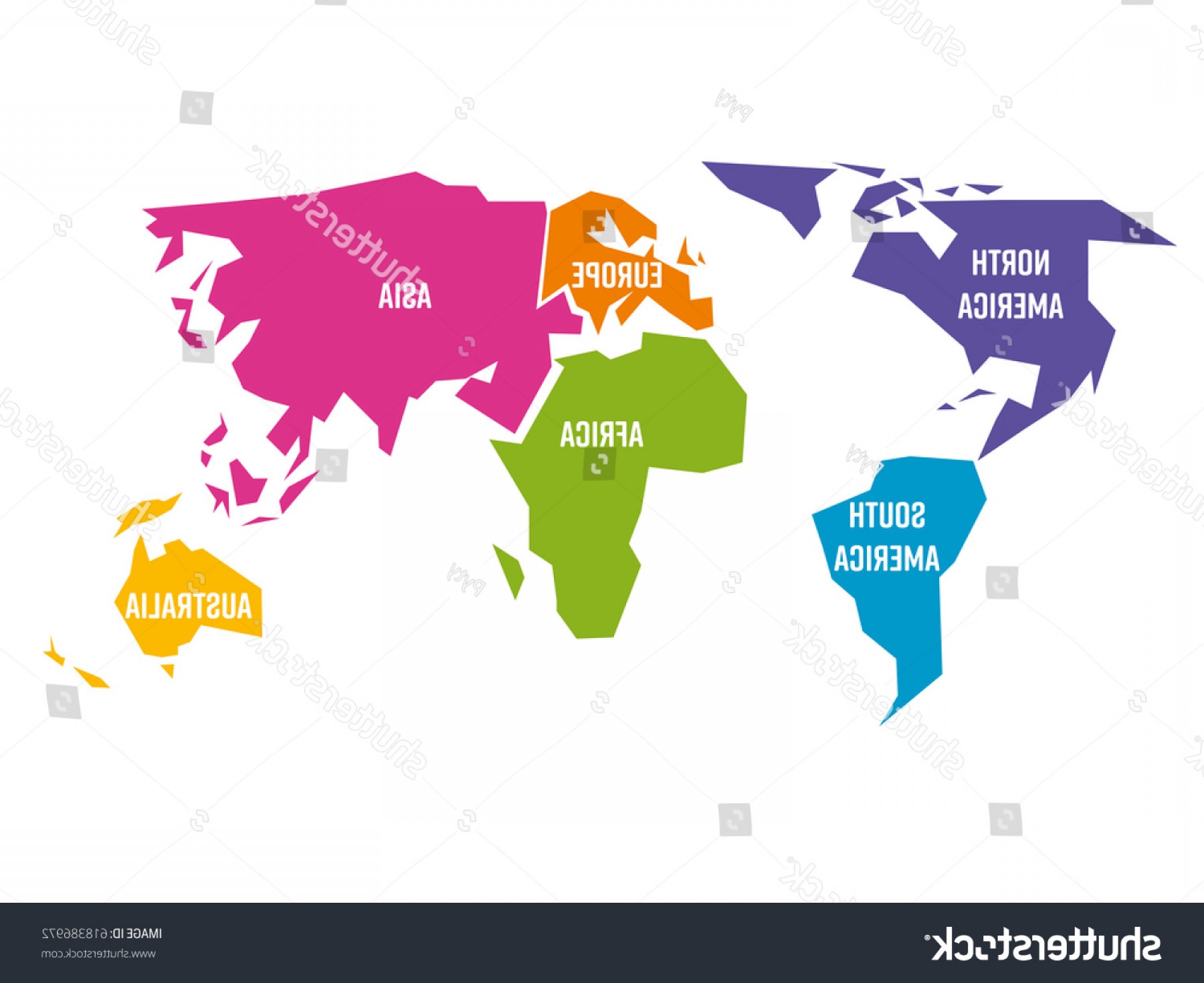 Simplified World Map Vector at GetDrawings | Free download