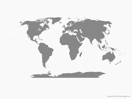 460x345 Vector World Maps Free Vector Maps