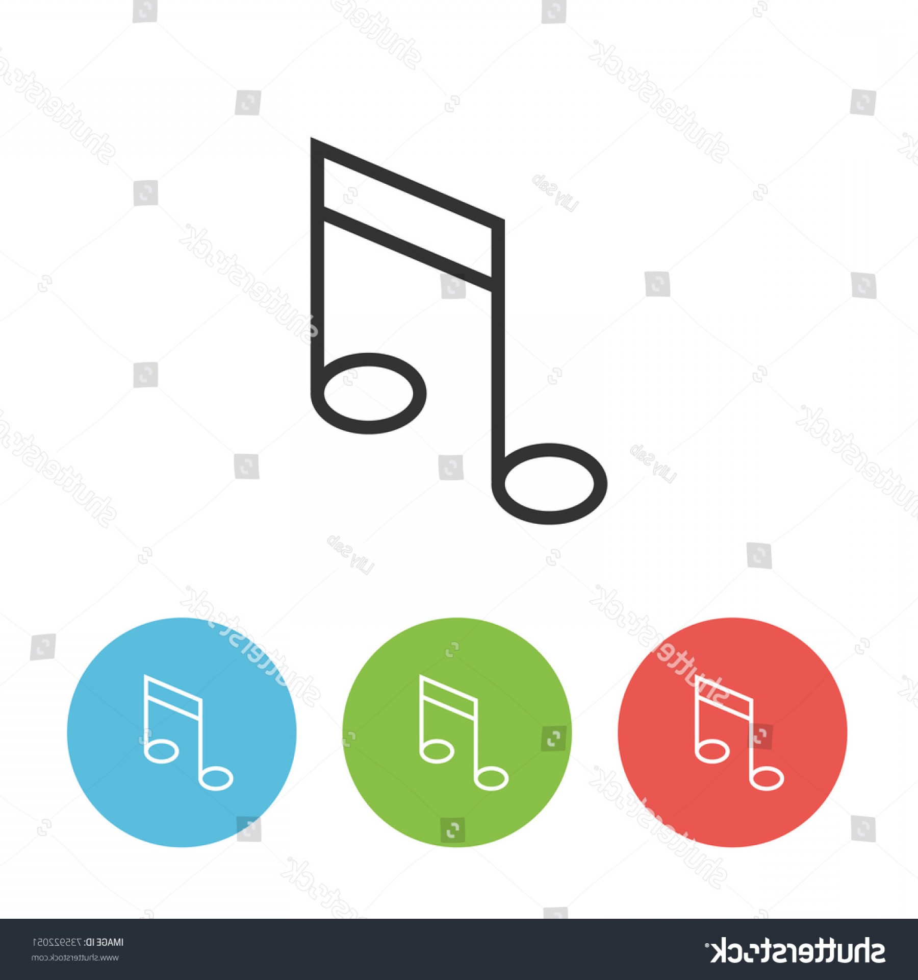 1800x1920 Musical Notes Vector Outline Single Icon Arenawp