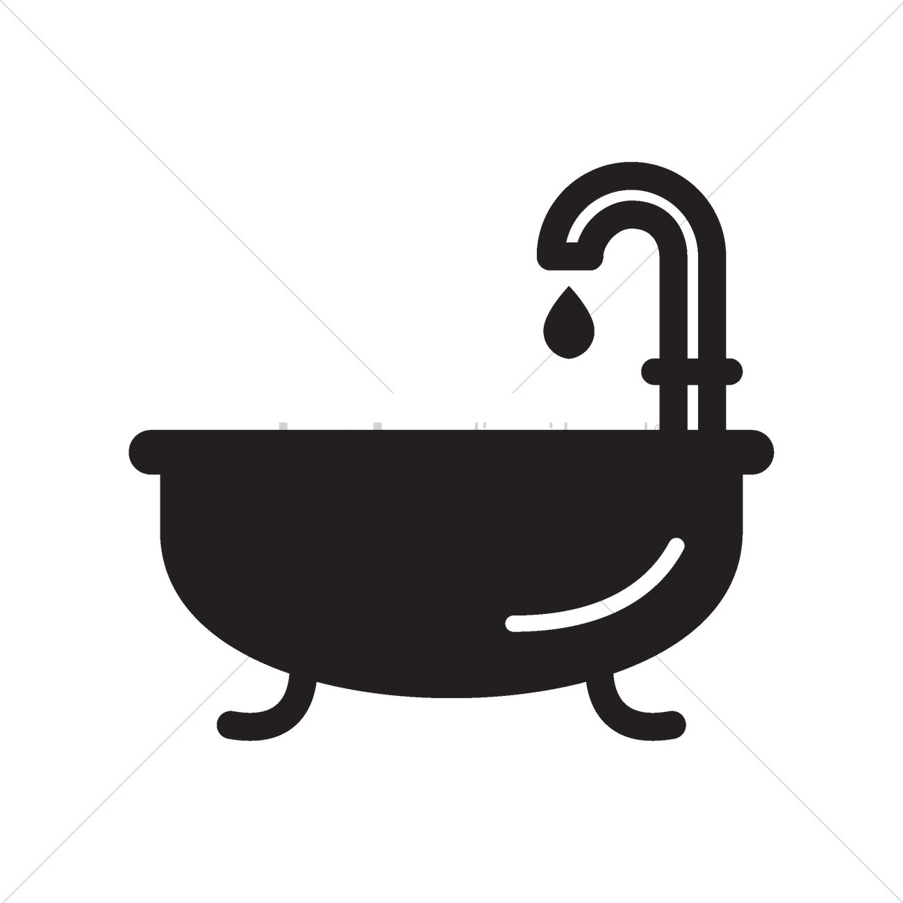 1300x1300 Kitchen Sink Vector Image