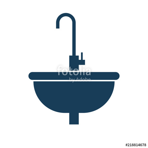 500x500 Sink Vector Icon Stock Image And Royalty Free Vector Files On