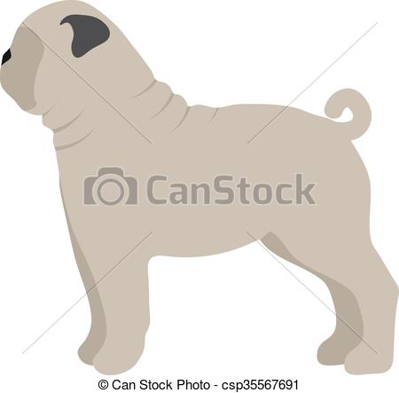 450x443 Flat Dog Pet And Sitting Cute Vector. Flat Dog Pet And Sitting
