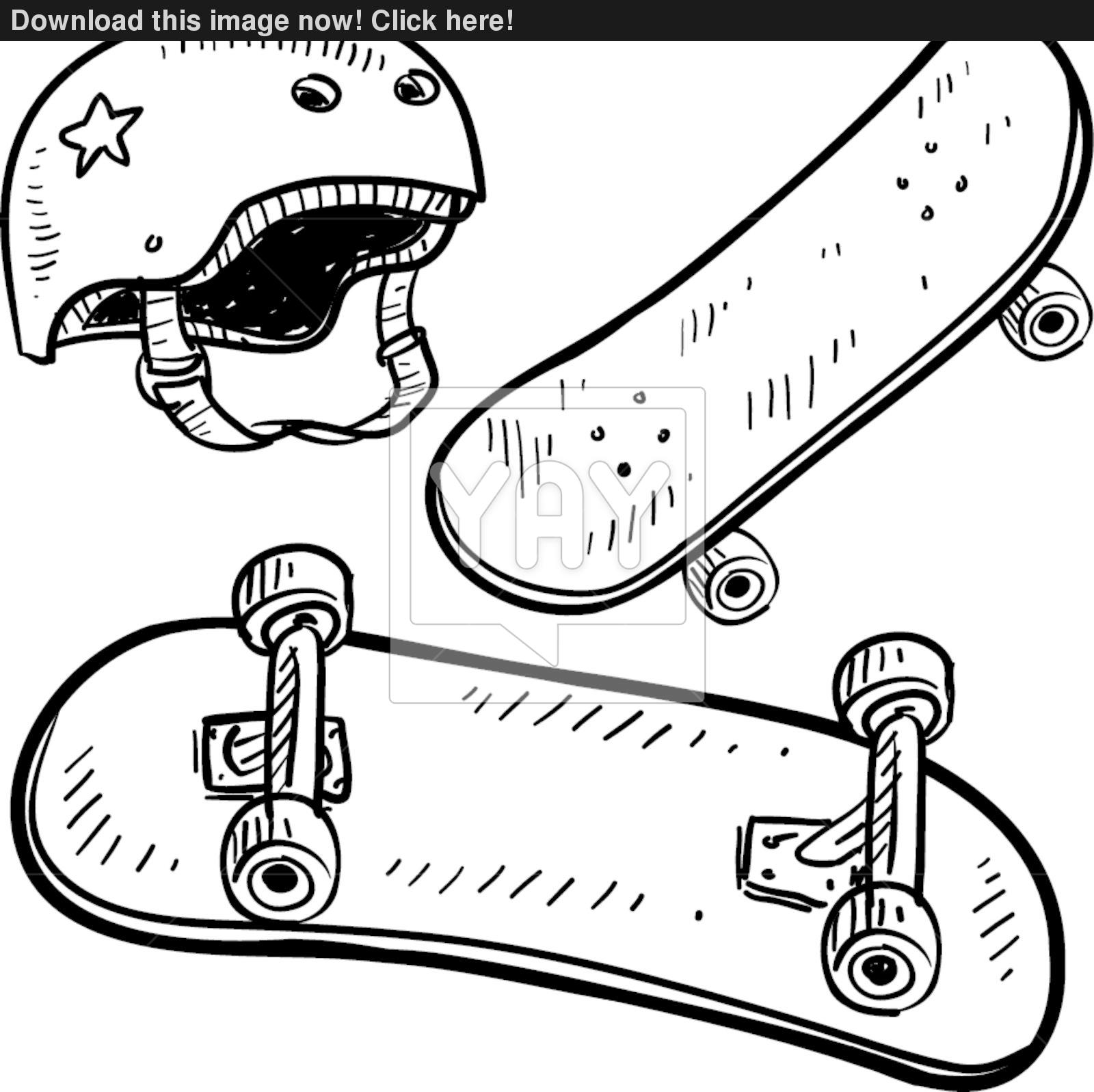1600x1597 Skateboard Equipment Vector Vector