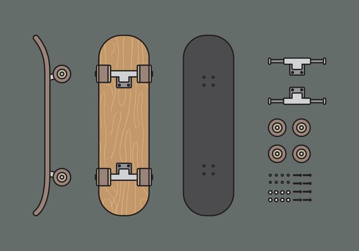 700x490 Skate Free Vector Art