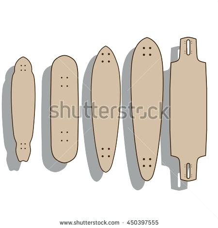 450x470 Blank Template Different Forms Of S And Skateboards Vector