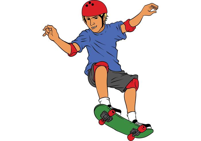 700x490 Skater Vector Stock Images