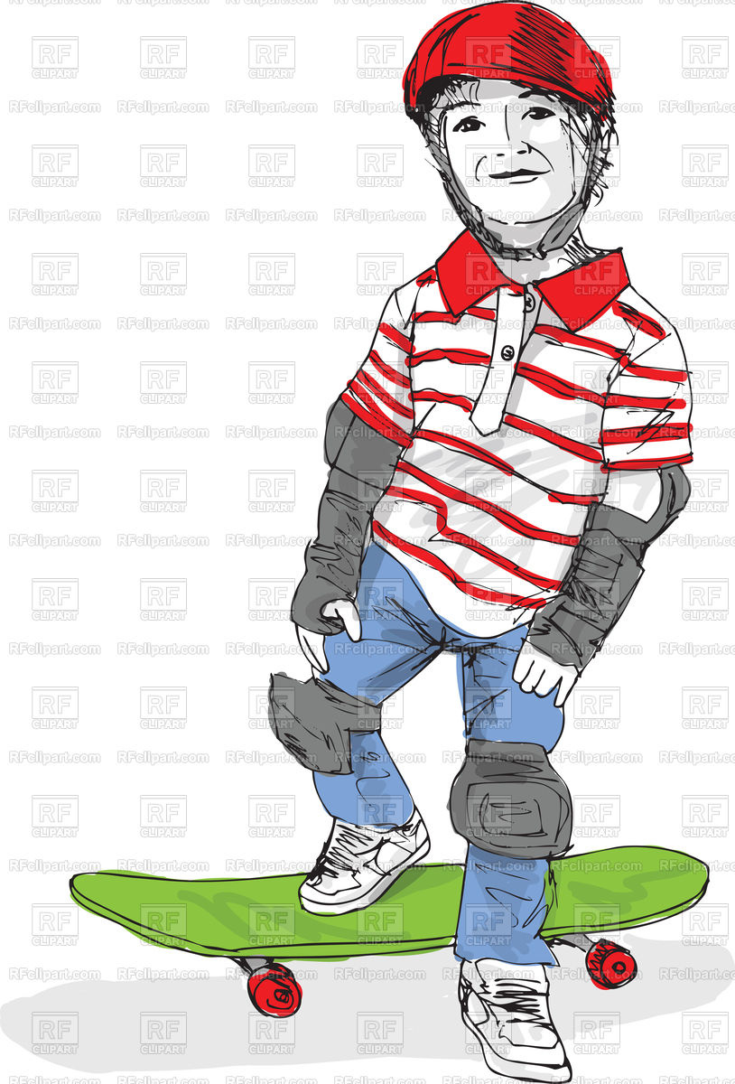 814x1200 Skater Boy Illustration Vector Image Vector Artwork Of People