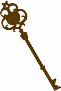 202x300 Key Clipart Fancy