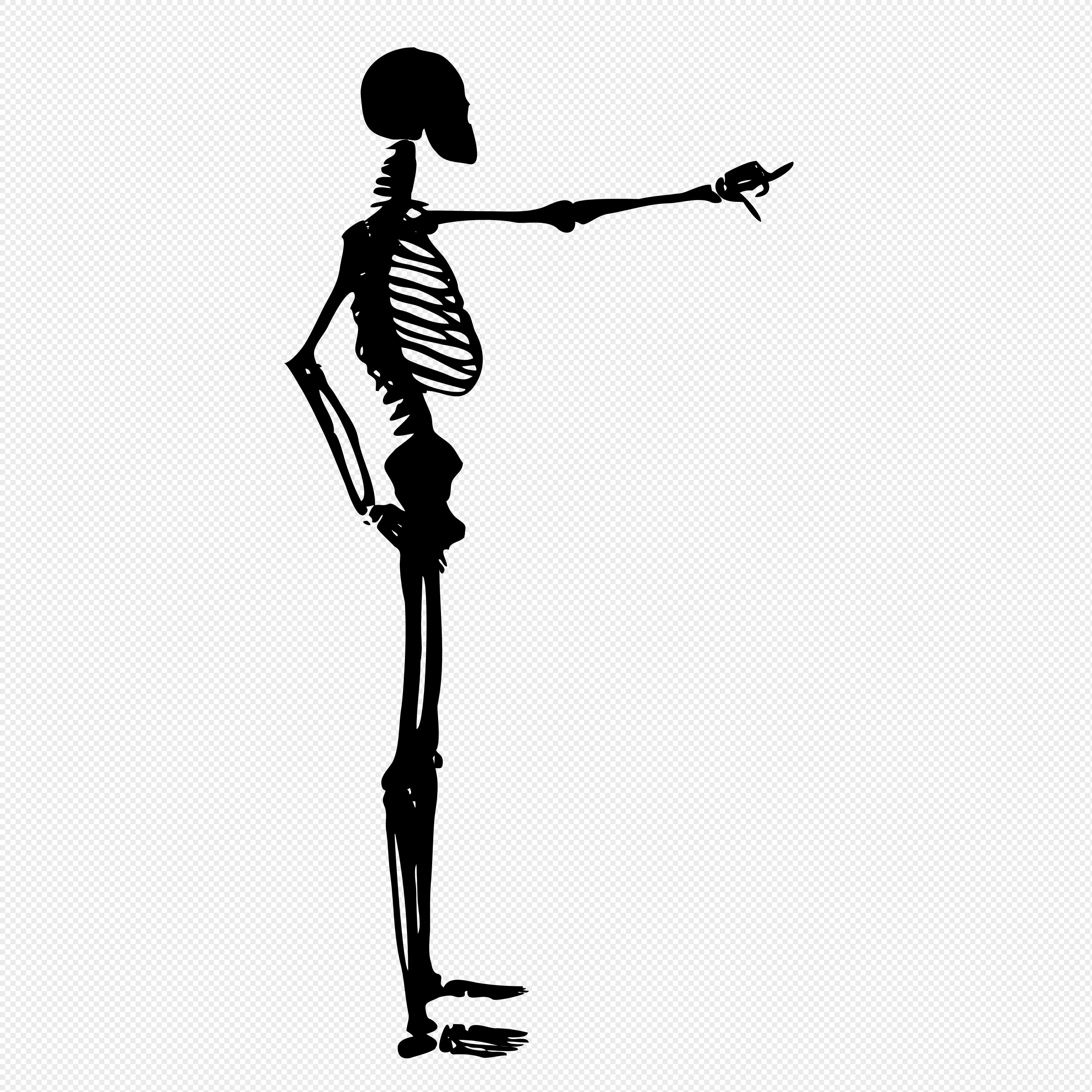 4187x4187 Terrorist Skeleton Vector Material Png Image Picture Free Download