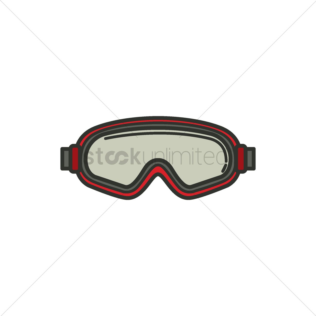 1300x1300 Ski Goggles Vector Image