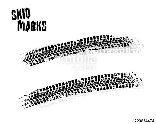 500x398 Skid Marks 02 Stock Image And Royalty Free Vector Files On