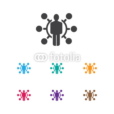 400x400 Vector Illustration Of Business Symbol On Skills Icon. Premium