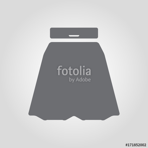 500x500 Semi Circular Skirt Vector Icon Stock Image And Royalty Free