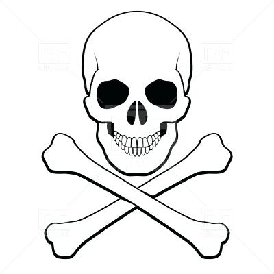 400x400 Skull Crossbones Clip Art Skull And Crossbones Danger Warning