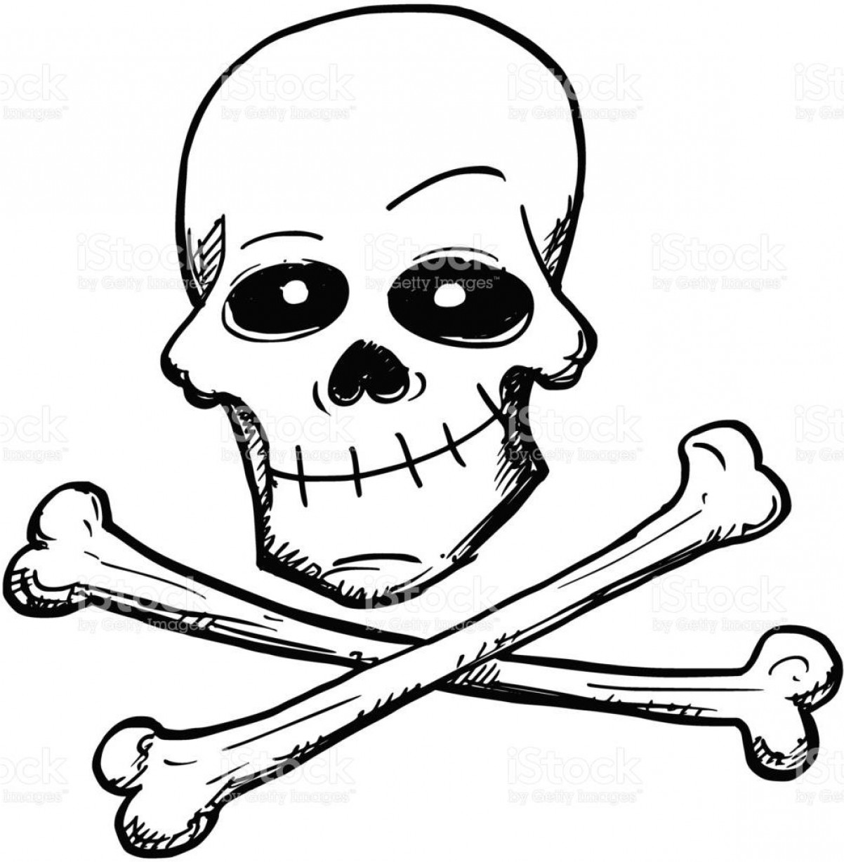 Skull And Bones Vector at GetDrawings | Free download