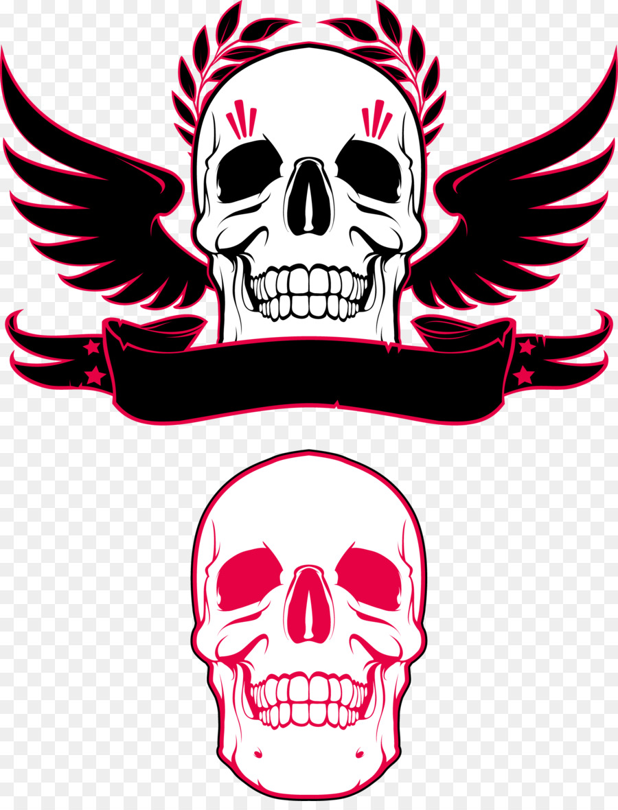 900x1180 Skull Logo U9ab7u9ac5 Illustration