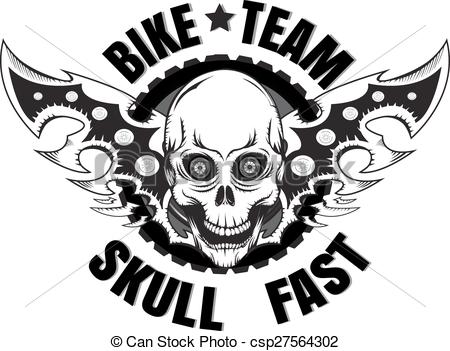 450x351 Skull Bike Logos.