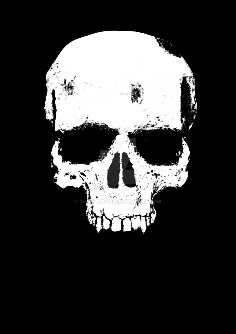 751x1063 Vector Skull Logo Concept By Thechaos00