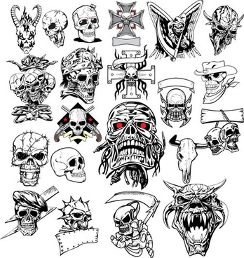 348x368 Skull Free Vector Download (660 Free Vector) For Commercial Use