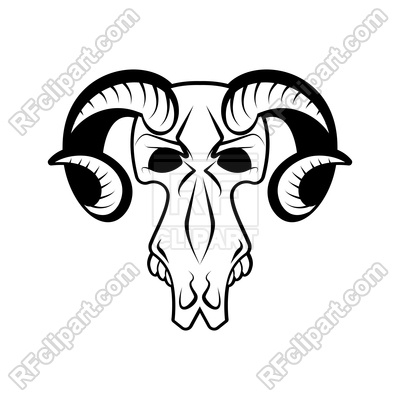 400x400 Skull Art Vector