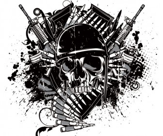 336x280 Skull Vector