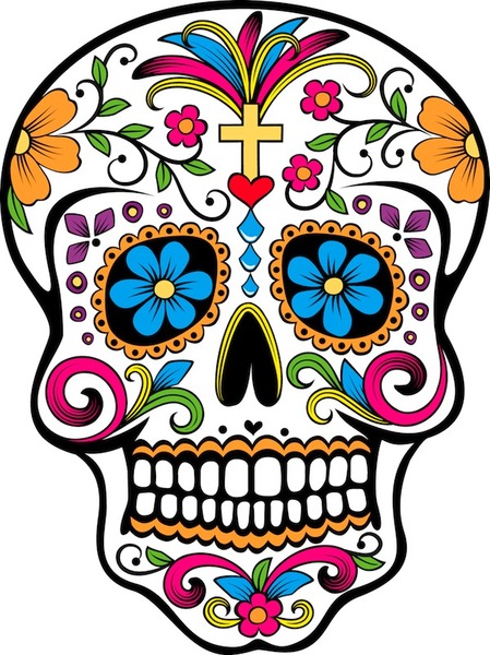 449x600 Sugar Skull Vector Free Vector Download In .ai, .eps, .svg Format