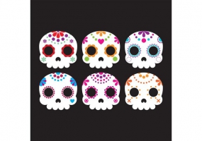 285x200 Sugar Skulls Free Vector Graphic Art Free Download (Found 1,667