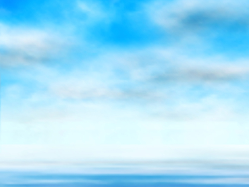 500x375 Blue Sky With Clouds Vector Backgrounds 01 Free Download