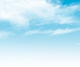 280x235 White Clouds With Blue Sky Vector 04 Free Download