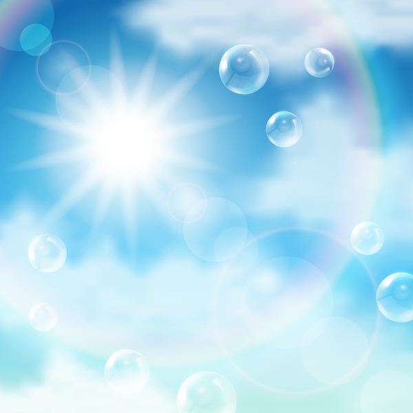 600x600 Rainbow In The Blue Sky Free Download